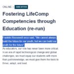 Ne možemo uvijek izgraditi budućnost za našu mladež, ali možemo izgraditi našu mladež za budućnost