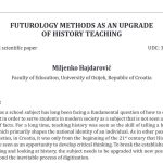 Futurology methods as an upgrade of history teaching