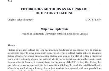 Futurology methods as an upgrade of history teaching